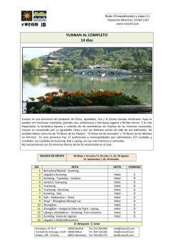 YUNNAN AL COMPLETO