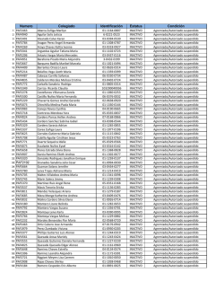 Numero Colegiado Identificaci&oacute;n Estatus Condici&oacute;n