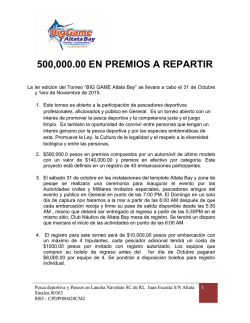 Bases y Reglamento: (PDF )