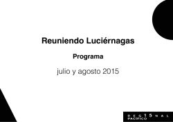 Reuniendo Luciérnagas Programa