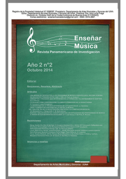 Ejemplo de Matriz II y IV: lo sonoro