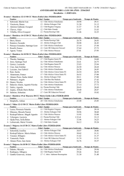 ANIVERSARIO RUMBO A LOS 100 A&Ntilde;OS