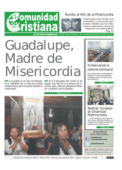Rumbo al Año de la Misericordia