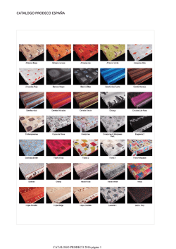 CATALOGO 2015 - Prodeco España