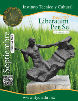 Liberatum Per Se - Instituto Técnico y Cultural, ITYC