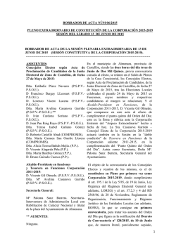 1 BORRADOR DE ACTA NÚM 06/2015 PLENO