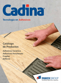 Catálogo Cadina - Parex Group Chile