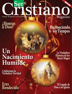 Un Nacimiento Humilde - Ser Cristiano Magazine