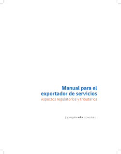 Manual Exportación de Servicios