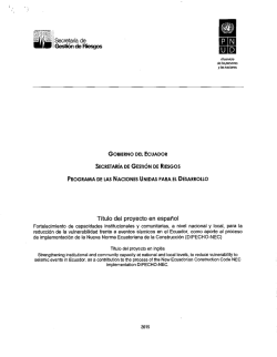 Gestión de Riesgos