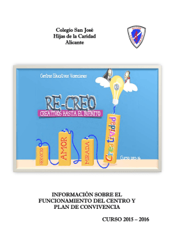 Colegio San José Hijas de la Caridad Alicante INFORMACIÓN