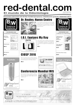 I.O.I. Equipos My Ray Conferencia Mundial MIS Dr. Reales: Nuevo