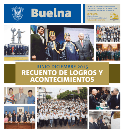 recuento de logros y acontecimientos