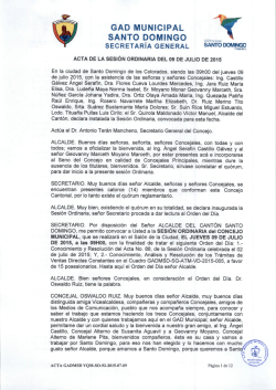 SECRETARIA GENERAL SANTODOM|N]Q0
