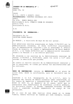 AUTO PRORROGA INFORME mayo 1 - Administración Concursal