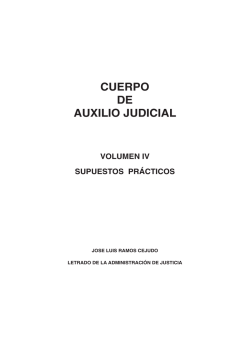 CUERPO DE AUXILIO JUDICIAL