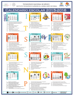 Calendario Escolar