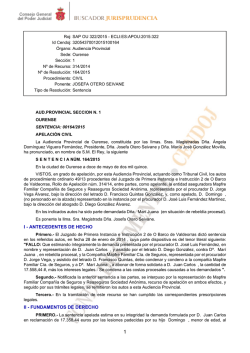 SAP Ourense 164/2015, de 12 de mayo