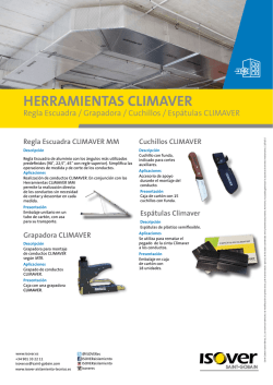HERRAMIENTAS CLIMAVER