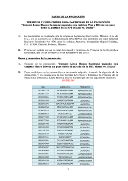Consulta aquí los términos y condiciones de esta