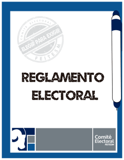 Reglamento de Procesos Electorales