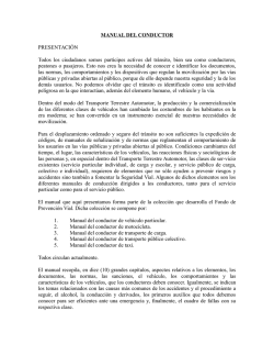 Manual del conductor (automóvil)