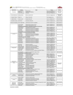 Correo Tel&eacute;fono Magaly Henr&iacute;quez Conductor Directora