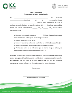 Carta compromiso - Instituto Consorcio Clavijero