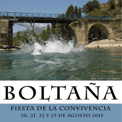Programa de Fiestas de la Convivencia en Boltaña