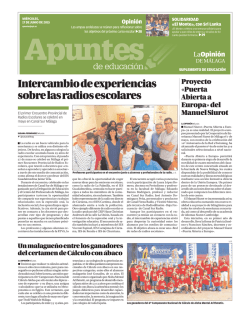 Suplemento Apuntes de Educación
