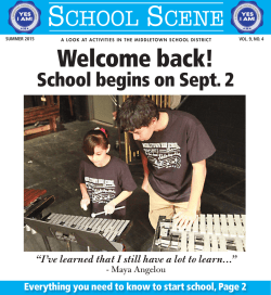 Welcome back! - Middletown City School District
