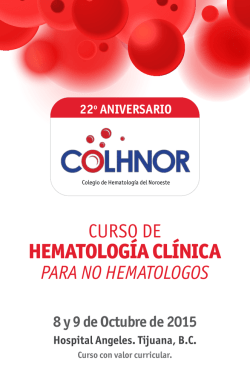 HEMATOLOG&Iacute;A CL&Iacute;NICA