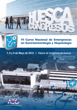 Descargue aquí el programa - Palacio de Congresos de Huesca