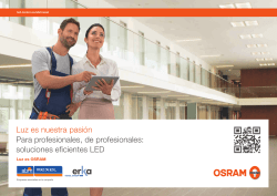 Luz es nuestra pasión Para profesionales, de - LED
