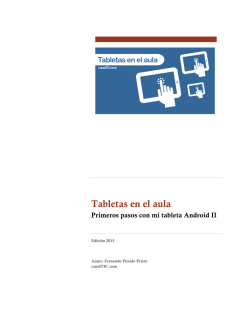 Primeros pasos con mi tableta Android II