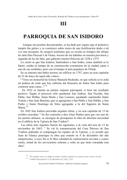 iii.- parroquia de san isidoro