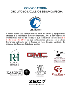 6 y 7 de junio del 2015 - Federacion Ecuestre Mexicana