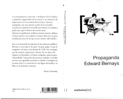 Edward Bernays Propaganda en español