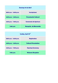 Programa Preliminar