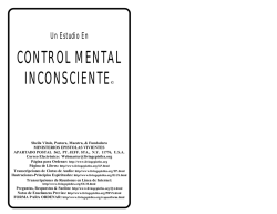 CONTROL MENTAL INCONSCIENTE©