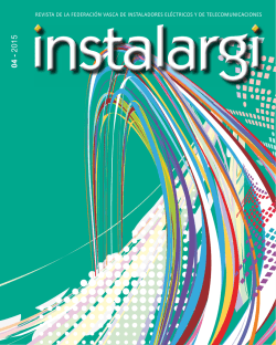 REVISTA DE LA FEDERACIÓN VASCA DE INSTALADORES