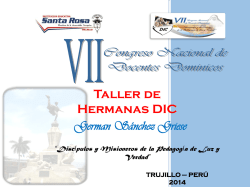 Taller de Hermanas DIC
