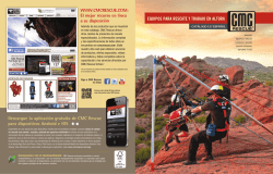 EQUIPOS PARA RESCATE Y TRABAJO EN
