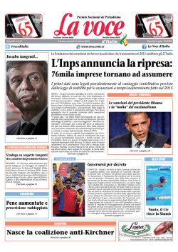 17 MARZO 2015 - La Voce d`Italia