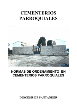 Cementerios - Normas publicacion