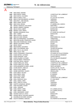 Llista d`altres edicions - marxa selènika btt navarcles