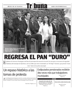 Un repaso histórico a las tomas de protesta