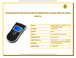 Alcoholímetro por aliento digital Medidor de alcohol Portátil Básico