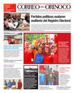 s - Correo del Orinoco