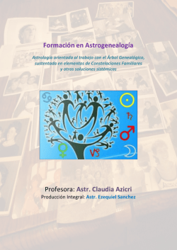 Seminarios de Formación en Astrogenealogía